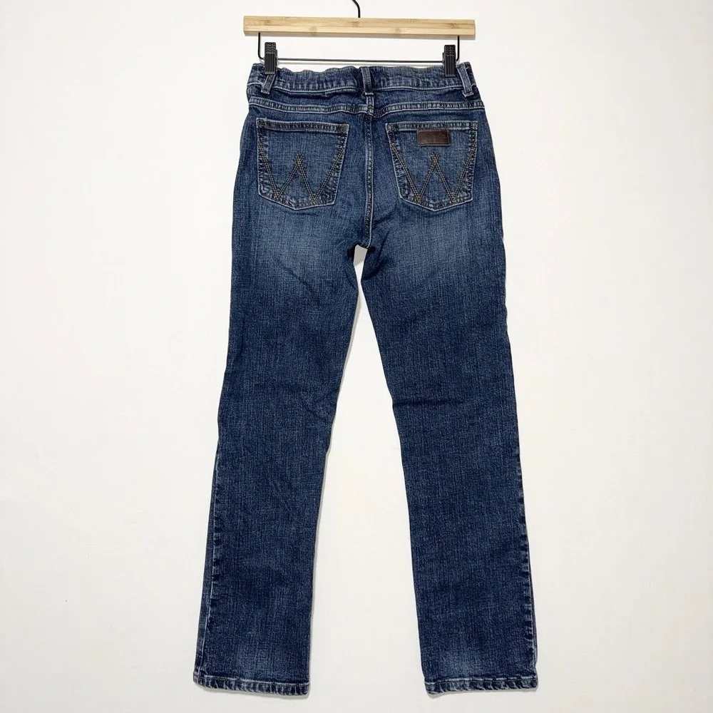 Wrangler Retro Slim Straight Jeans Boys 14 Regular Youth Western Bootcut Stretch